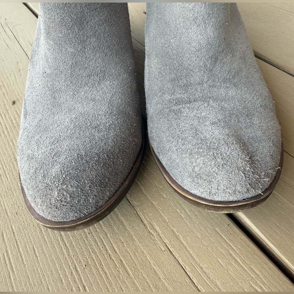 Lucky Bustina Suede Ankle Boots sz 8.5 - Picture 2 of 7